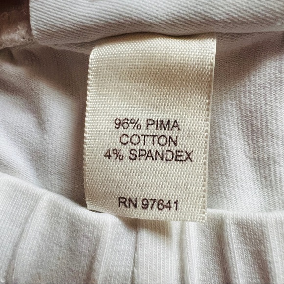 J Jill Pima Capri Leggings White XS - Picture 9 of 9